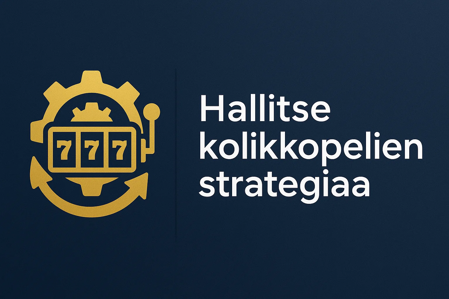 Hallitse kolikkopelien strategiaa