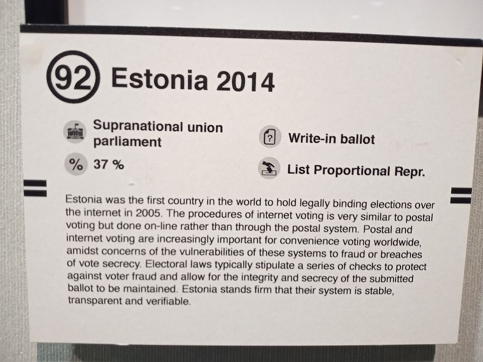 Fotoğraf: Ballot paper of 2014 European Parliament election in Estonia (description)
