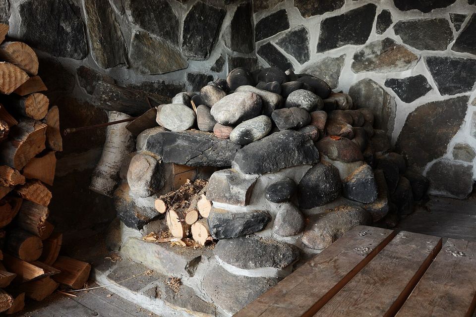 Fotoğraf: Smoke sauna stove Utsjoki