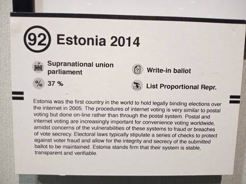 Fotoğraf: Ballot paper of 2014 European Parliament election in Estonia (description)
