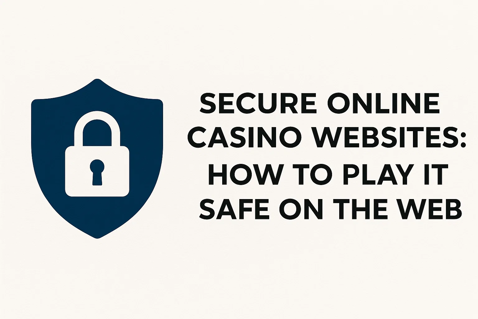 Secure Online Casino Websites: How to Play It Safe on the Web